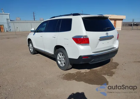 2013 Toyota Highlander Plus/Se from USA, damaged, VIN 5TDZK3EH6DS106053